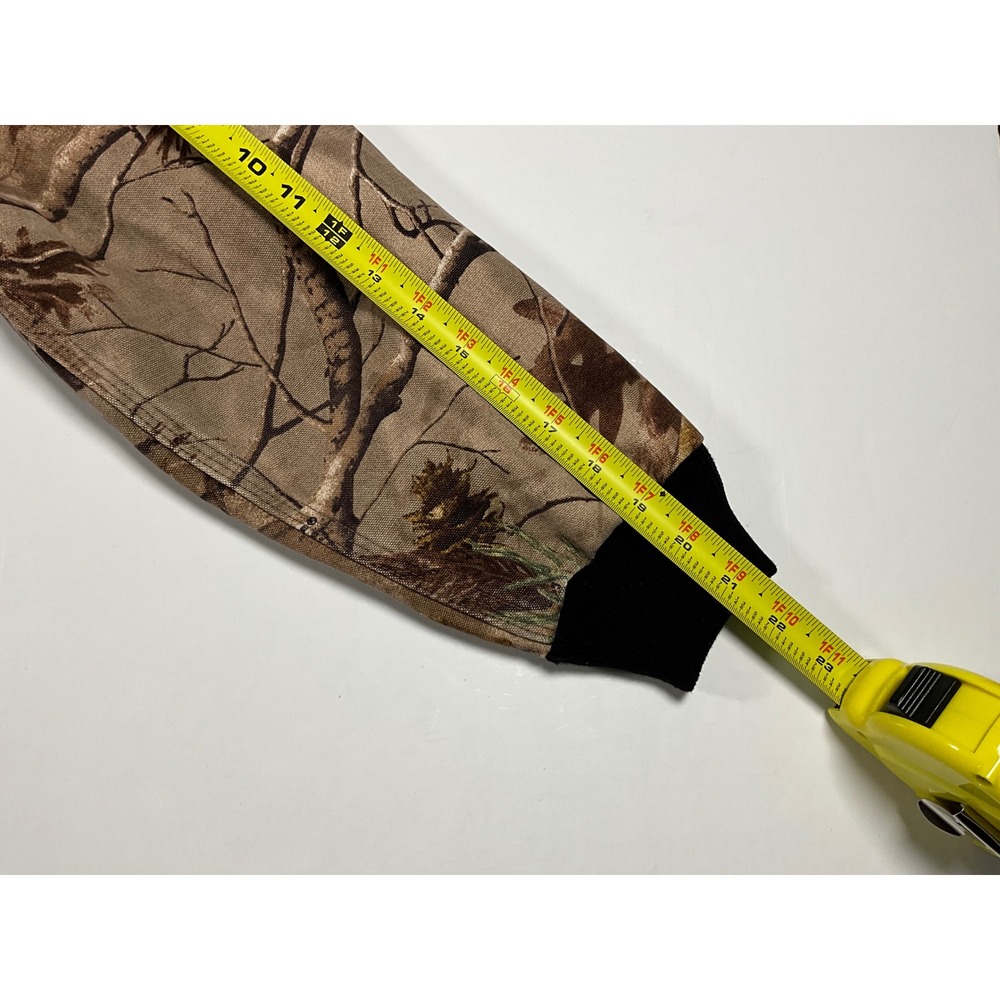 VTG Carhartt Youth L 10/12 YYJ220 CAP Camo Hooded Active Jacket Thermal Lined - Picture 9 of 16